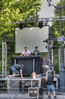 DJ Aphrodite en répétition pour la Fête de la Musique le 21/06/2014
