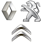 Logo citroen peugeot renault